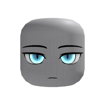 🍀Animated Resting Face (Glowing Blue)