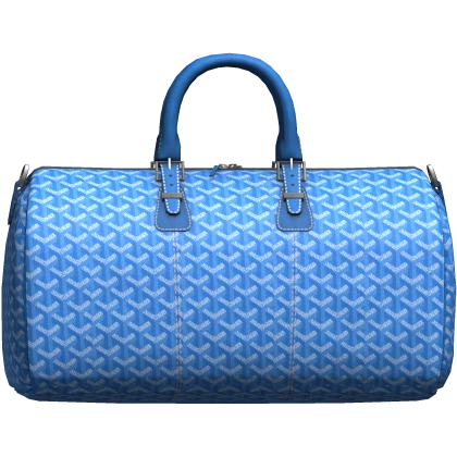 Goyard Blue Boston 50 Duffle Bag