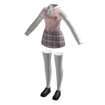 🍀School Uniform Outfit (Pink)