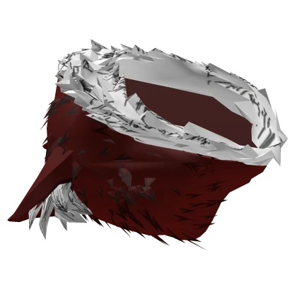 Red Wolf Ears Hood - Open