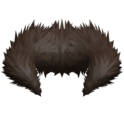 Brown Fur Collar