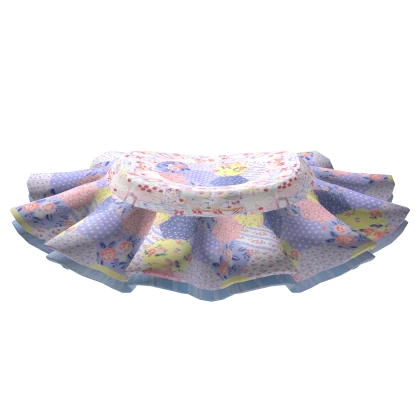 [Blush Fashion] Purple Harajuku Frill Skirt