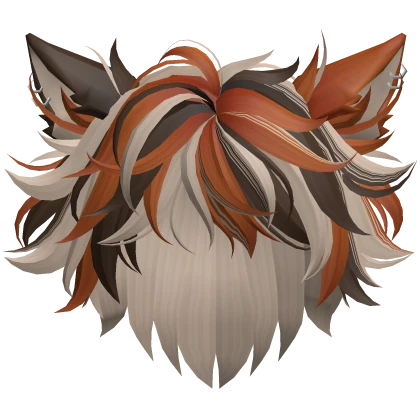 Generic Anime Hair w/ Cat Ears (Calico Cat)