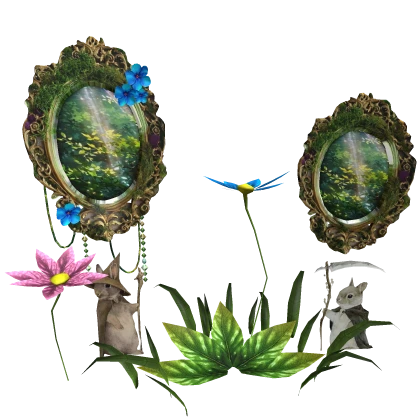 Fantasy Nature Mossy Mirrors