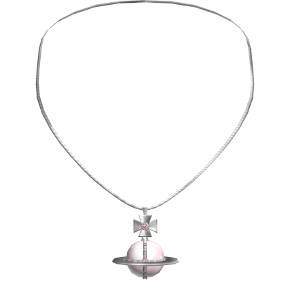 3.0 Pink Saturn Planet Orb Jirai Nana Y2K Necklace
