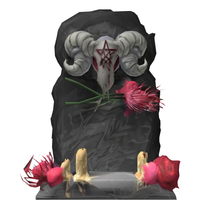 [CODE: CURAMGR] Cursed Ram Gravestone