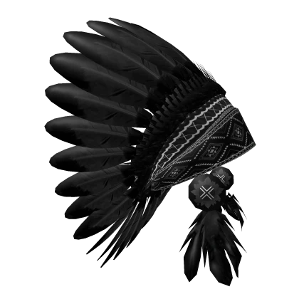 Black Warbonnet | Native American Headdress