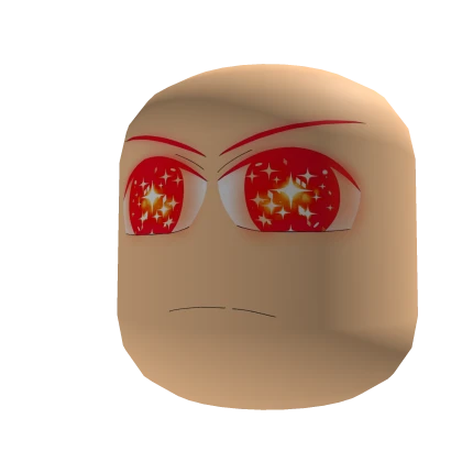 Red Sparkly Anime Eyes