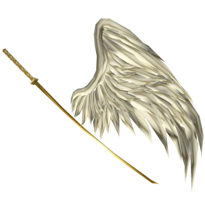 Right White Angel Ghoul Wing & Katana