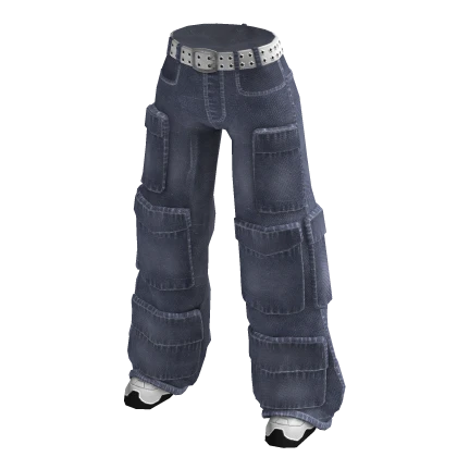 Baggy Street Cargo Jean with Shoes