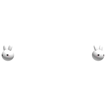 ♡ :  cute bunny hair clips