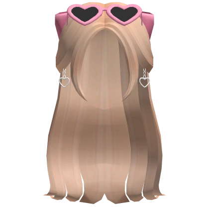 Preppy Hair w/ Sunglasses & Bow