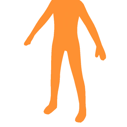 Orange Character Outline Aura