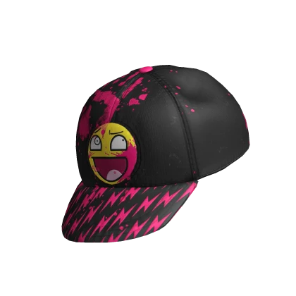 Epic CRAZY PINK Scene Sideswept Cap