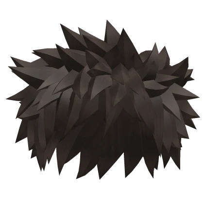 Dark Brown Spiky Anime Boy Hair 2