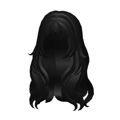 Black Anime Wavy Hair