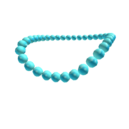 Pearled Necklace (Light Blue)