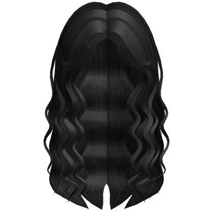 Wispy Wavy Long Hair (Black)