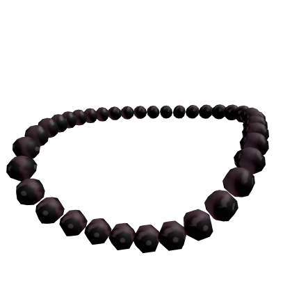 Pearled Necklace (Black)