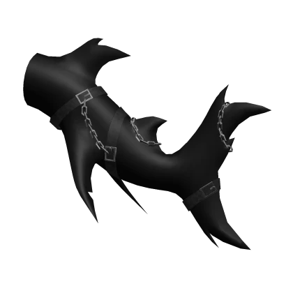 Solid Black Shark Tail