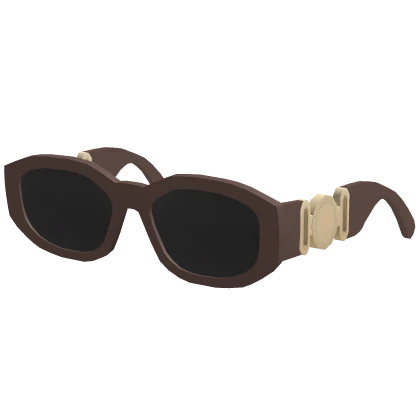 Brown & Gold Luxury Sunglasses
