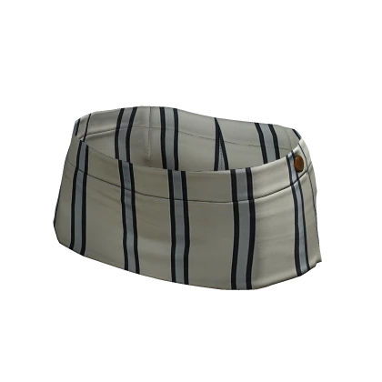 vivi micro miniskirt (White Stripe)