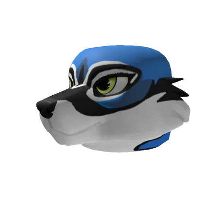 Azure Wolf Head