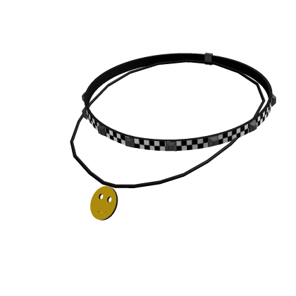 Happy Checkered Necklace 3.0