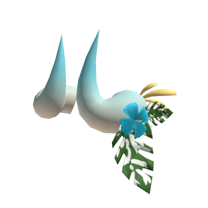 Blue Tropical Horns