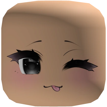 ♡ : pretty playful wink anime chibi mask light