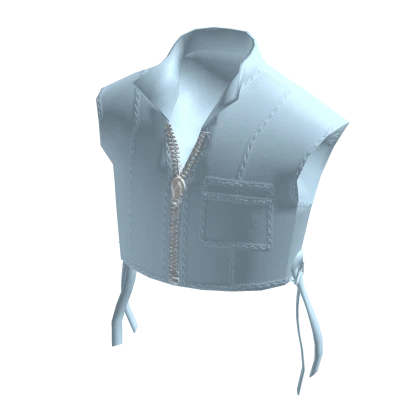 ✅ Top blue girl cute emo preppy y2k white shirt