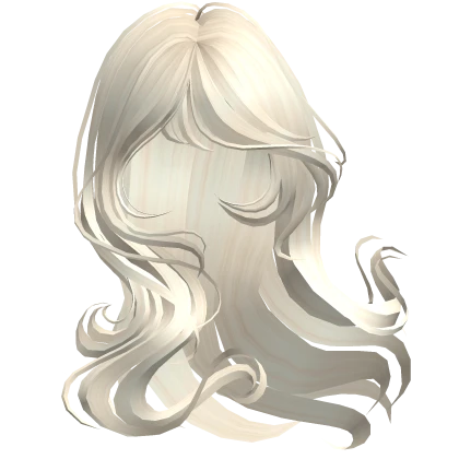 ♡ Windy Flowing Celestial Hair in Pastel Beige