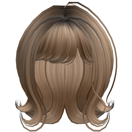Kawaii Light Brown Swirled Hair 