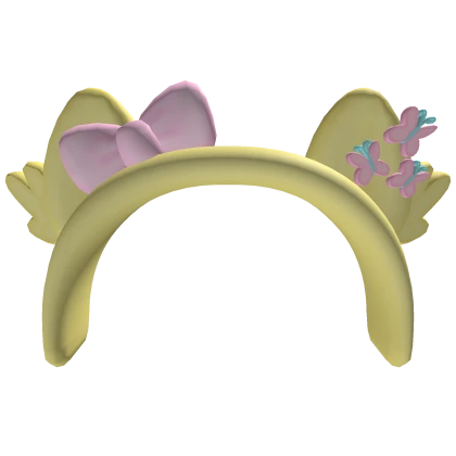 ๑ˎ˚｡ yellow cutie pony ears headband