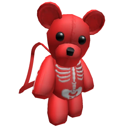 Y2K Red Skeleton Teddy Bear [1.0]