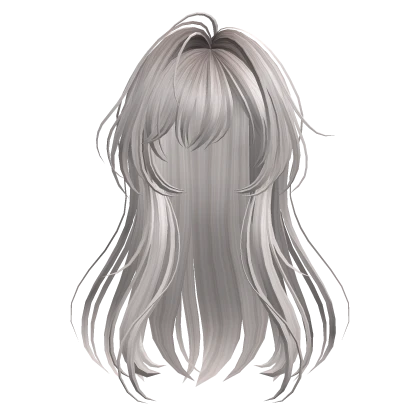 Silver Anime Straight Hair