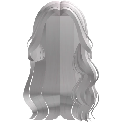 White Long Glamorous Wavy Hair