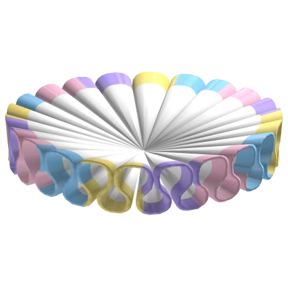 🎈⭐Clown Kidcore Pastel Neck Ruffle Collar⭐🎈
