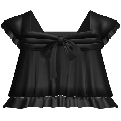 pretty summer doll ruffle dress black