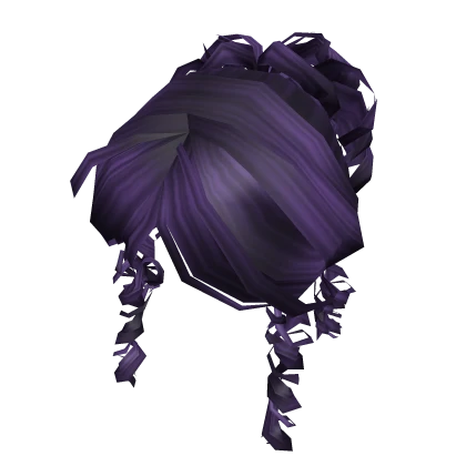 ♡ Princess Curly Bun in Purple