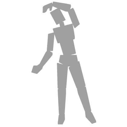 ♡ right side kawaii duo heart pose 