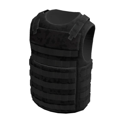 black tactical vest