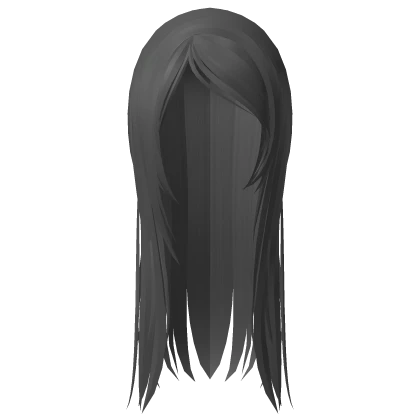 long wispy straight emo vampire hair grey