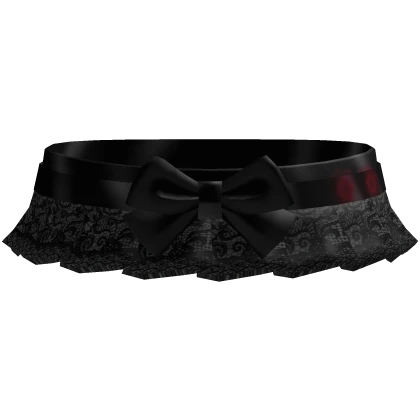 † : black gothic lace choker vampire bite (3.0)