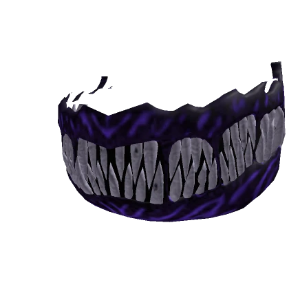 Purple Damascus Oni Mouth Mask