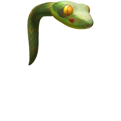 Snake on head (Green)