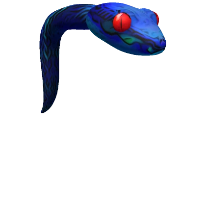 Snake on head (Blue)