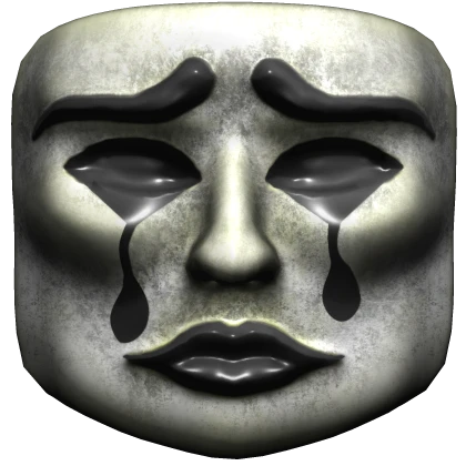 Sad Jester Mask (Dirty)