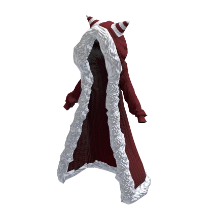 Christmas Cape Red White