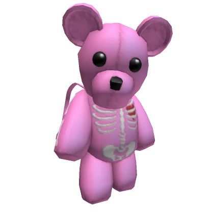 Y2K Pink Skeleton Teddy Bear [3.0]